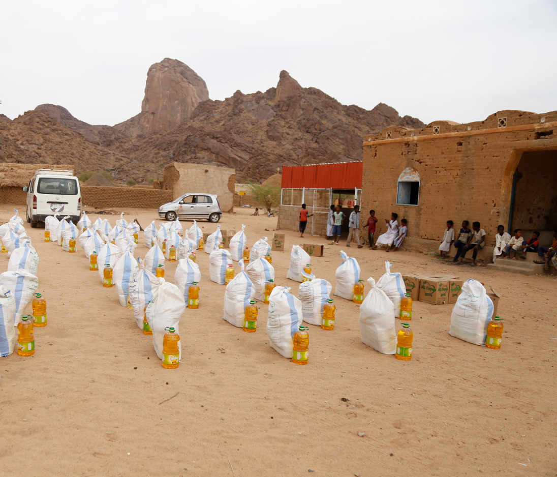 Relief work in Eritrea